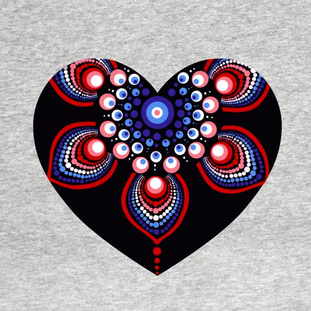 Mandala heart by Rumpelstilskin Shop